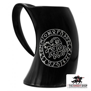 "'Sleipnir'" Horn Tankard 