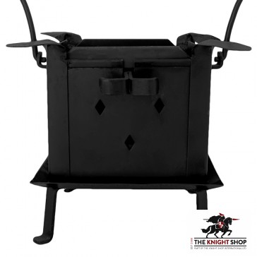 Medieval Square Fire Pit & Grill 