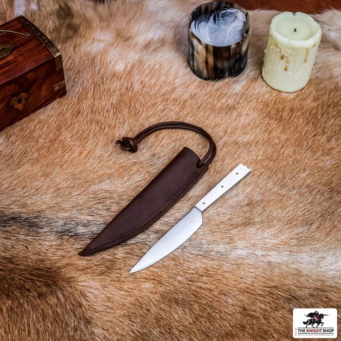 Stainless Steel Knife - Bone Handle
