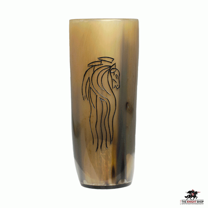 "Horse Lord" Horn Beer Mug 