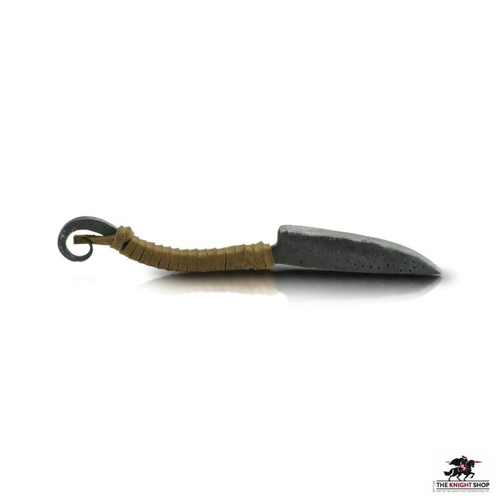 Hand Forged Knife - Leather Handle
