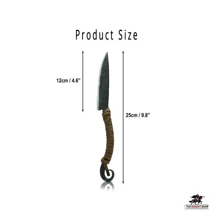 Hand Forged Knife - Leather Handle