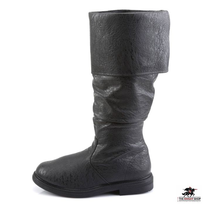 Robin Hood Medieval Boots - Black