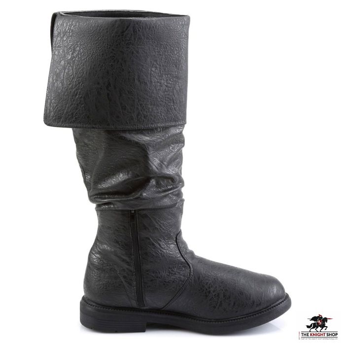 Robin Hood Medieval Boots - Black