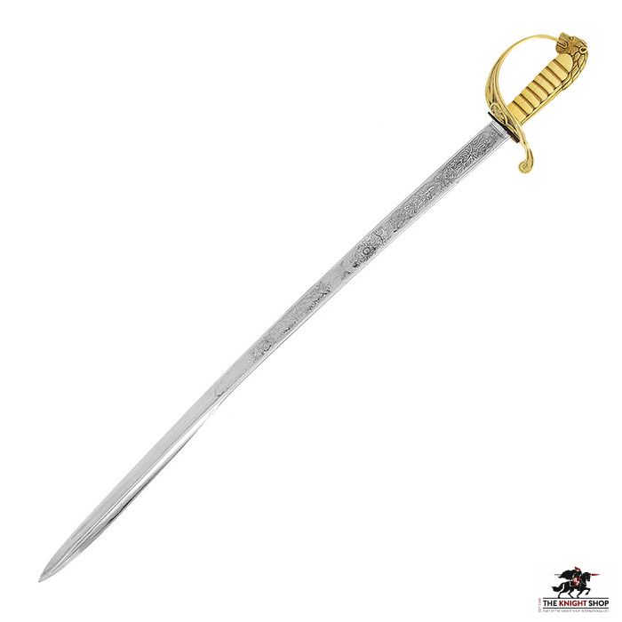 British Royal Navy Officer's Sword -  (Pipe-Backed) 1827 Pattern