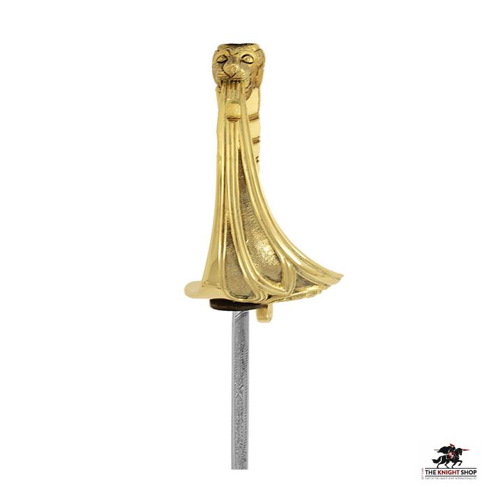 British Royal Navy Officer's Sword -  (Pipe-Backed) 1827 Pattern
