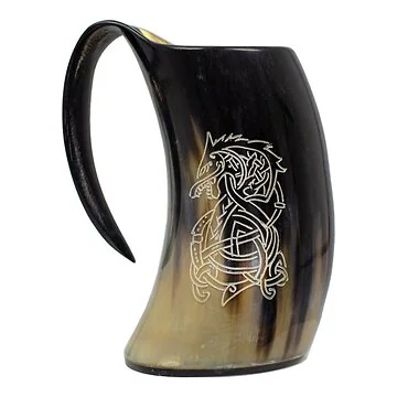 "Fenrir" Horn Tankard 