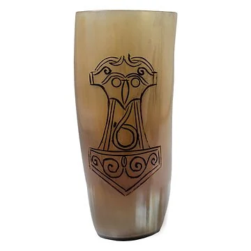 "Mjölnir" Horn Beer Mug 